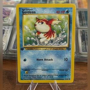 Pokemon Goldeen 1st Edition Jungle Card 53/64